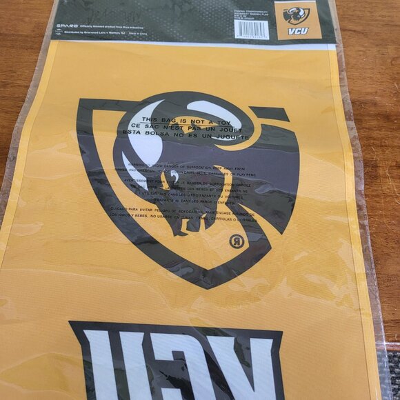Vibrant VCU NCAA Garden Flag with Double-Sided Print - 12.5" x 18" Polyester T4 - Picture 5 of 5